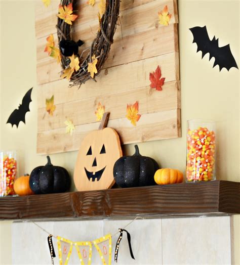 Easy Halloween Mantel Decorations Meatloaf And Melodrama