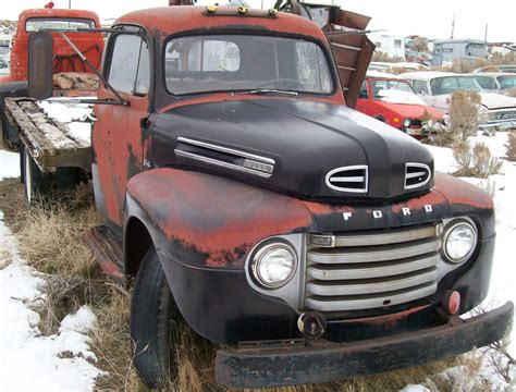 1950 Ford F 4 Series 9rtl One Ton Platform Flatbed Truck For Sale