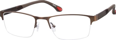 half rim semi rimless glasses zenni optical