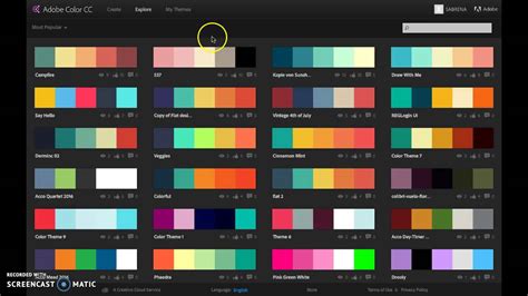 Adobe Color Cc Overview Youtube