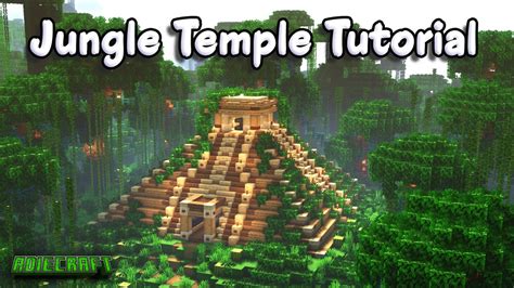 Minecraft Mayan Jungle Temple Tutorial How To Build Jungle Temple In