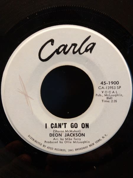 Deon Jackson I Need A Love Like Yours I Cant Go On 1968 Vinyl