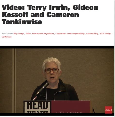 Video Transition Design Terry Irwin Gideon Kossoff Cameron