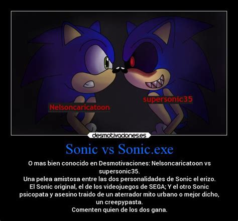 Sonic Vs Sonicexe Desmotivaciones