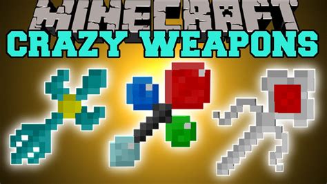 Minecraft Crazy Weapons Elements Fly Grow Trees