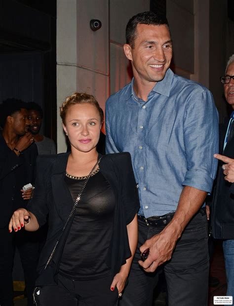 Hayden Panettiere And Wladimir Klitschko Out For Dinner In London