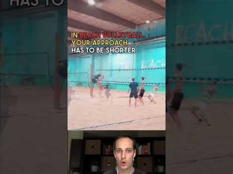 Differences Between The Indoor And Beach Volleyball Approach YouTube