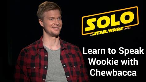 How To Speak Wookiee With Chewbacca Actor Joonas Suotamo Youtube