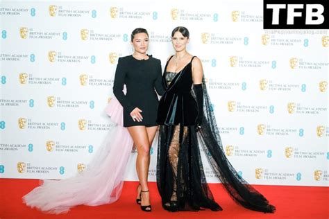 Florence Pugh Millie Bobby Brown Pose At The British Academy Film