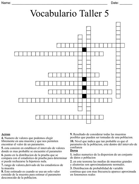 Crucigrama De Matem Ticas Crossword Wordmint