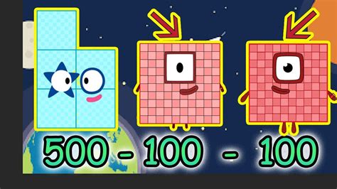 Learn Math With Numberblocks Subtraction Multiple Big Numbers 100 400