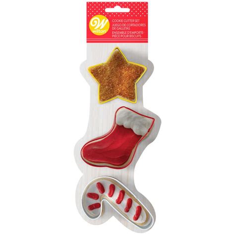 Wilton Christmas Cookie Cutters Set Of 3