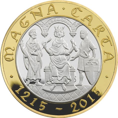 2015 £2 800th Anniversary Of Magna Carta Pnc Town Hall Coins And