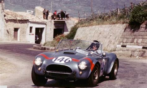 Gurney Driving A Shelby Team 289 Cobra In The 1964 Targa Florio First
