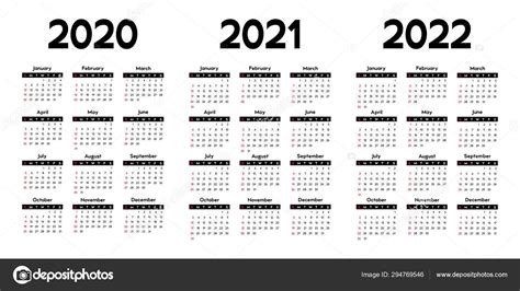 Calendar For 2021 2022 2023 Ten Free Printable Calendar 2020 2021