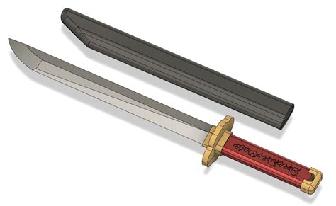 Chunchunmaru With Scabbard Sword Of Kazuma From Konosuba 3d Model 3d