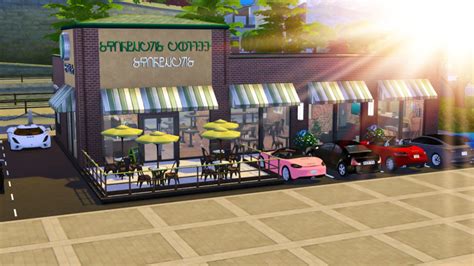 Sims 4 Starbucks Stop Motion And Download Desire Luxe