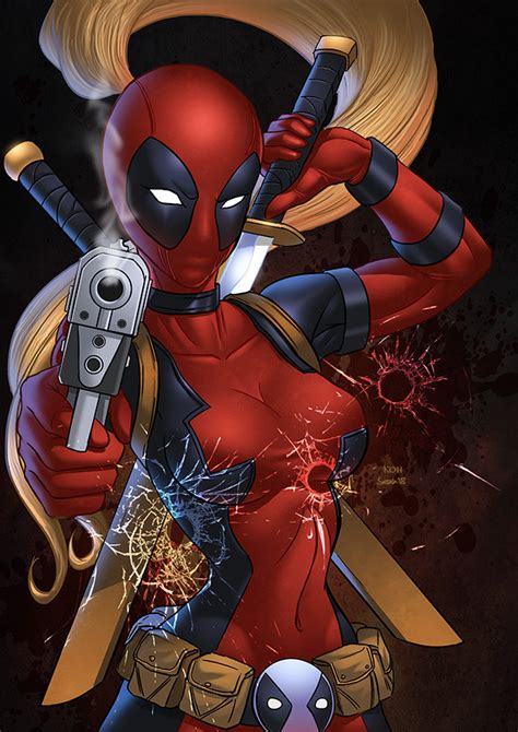 Artstation Lady Deadpool Sean Ellery Lady Deadpool Deadpool