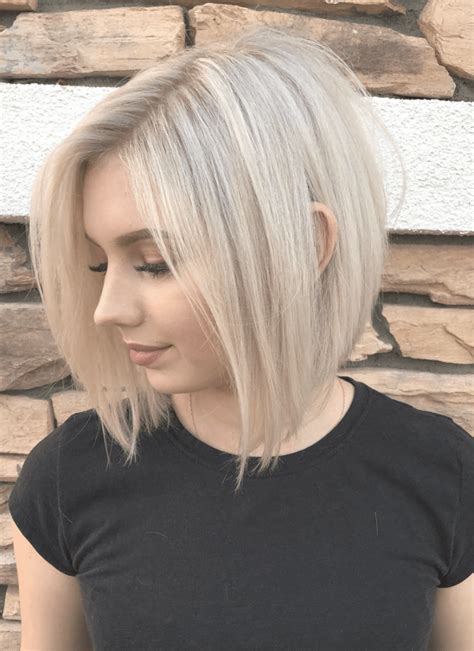 Beautiful Blonde Concave Bob Do You Know What The Different Types Of Bobs Are A Line Haircut