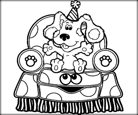 Blues Clues Printable Coloring Pages