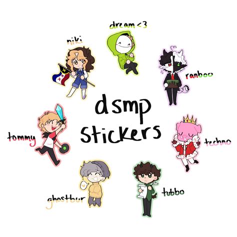 Dream Smp Stickers Etsy