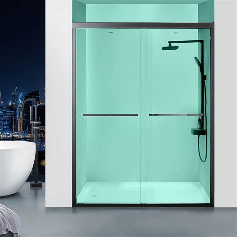 Buy Getpro Shower Door 68 72 W X 76 H With Safety Certified Laminated Clear Tempered Glass