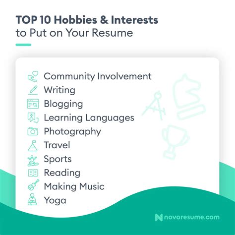40 Hobbies And Interests To Put On A Resume Updated For 2023 Honors
