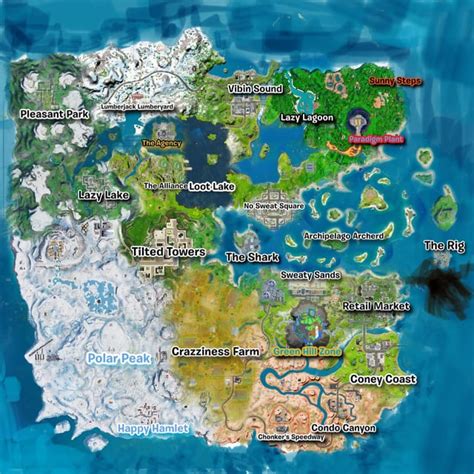 My Fortnite Chapter 4 Season 1 Map Concepta New Reality With Named