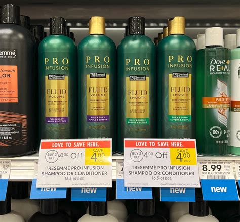 Tresemme Pro Infusion Shampoo And Conditioner Just 349 Per Bottle At