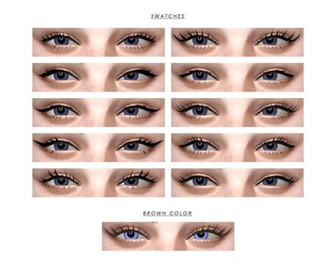 Maxis Match 3d Eyelashes Sets 01 At Bedisfull Iridesc