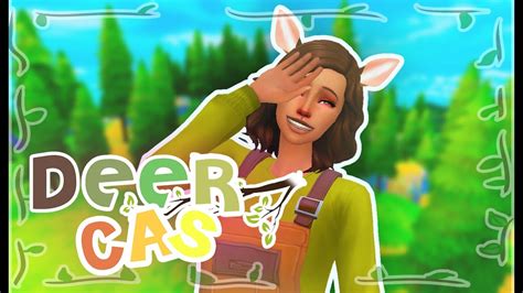 The Sims 4 Create A Sim Deer ♡ Youtube