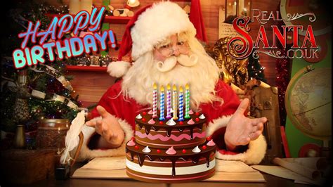 Santa Wishing You Happy Birthday Youtube