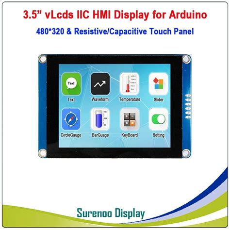 35 480320 Serial I2c Iic Vlcds Hmi Intelligent Smart Tft Lcd Module