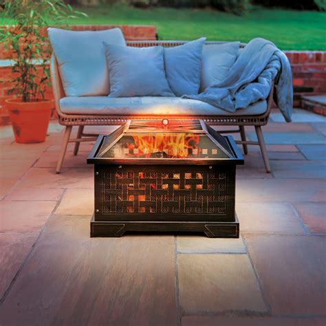 Aldis Fire Pit Is The Latest Luxury Garden Accessory And Doesnt Cost