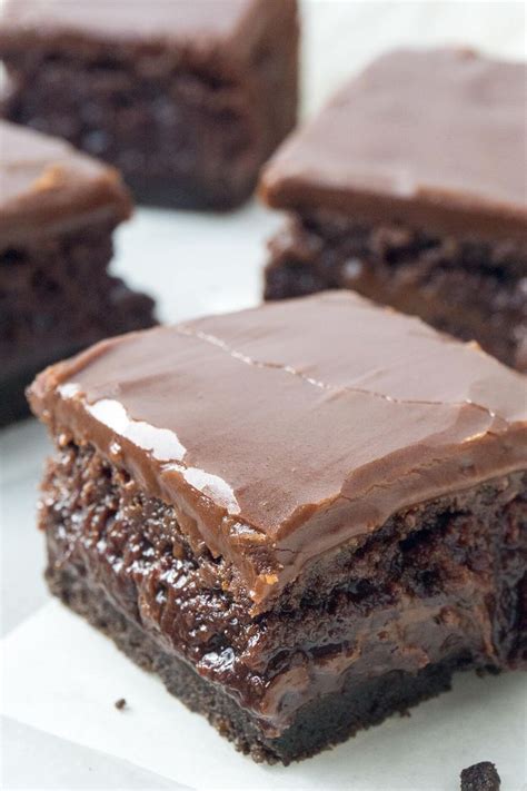 The Ultimate Triple Layer Fudgy Brownies Foodtasia Recipe