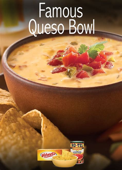 Rotel Famous Queso Dip Recipe Recipes Mexican Food Recipes Food