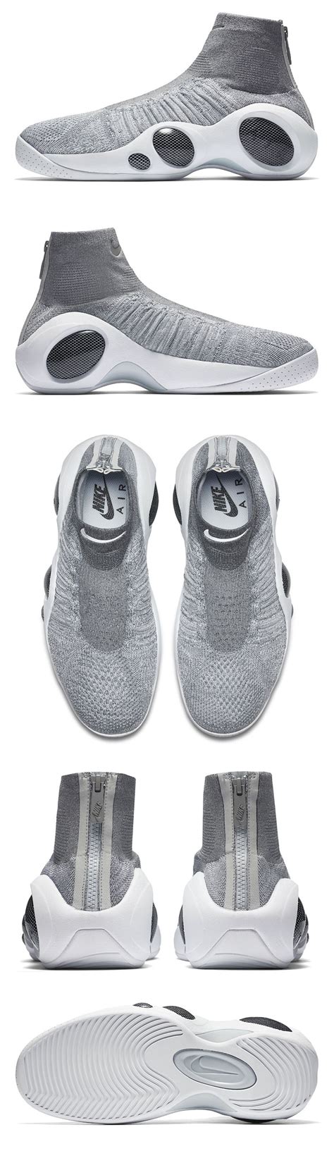 Nike Zoom Flight Bonafide “wolf Grey” Custom Sneakers Sneakers Men