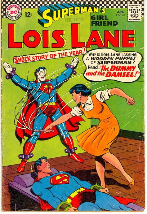 Crazy Comic Cover Lois Lane 73 The Dummy And The Damsel • Comic