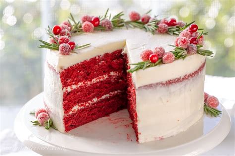 Sandwich the cakes together with a thin layer of frosting and then spread the remains over the top and sides of the cake. Red Velvet Cake Mary Berry Recipe / Red Velvet Cake Recipe Saving Room For Dessert / Preheat the ...