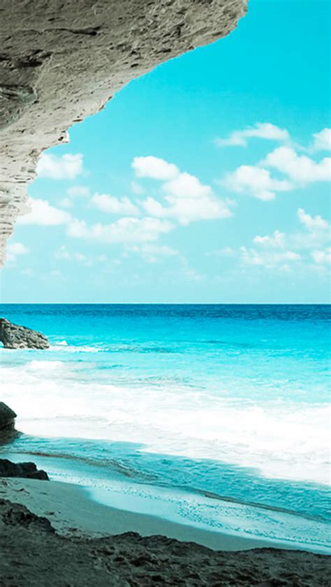 640x1136 Blue Sea Cave Iphone 55c5sse Ipod Touch Hd 4k Wallpapers