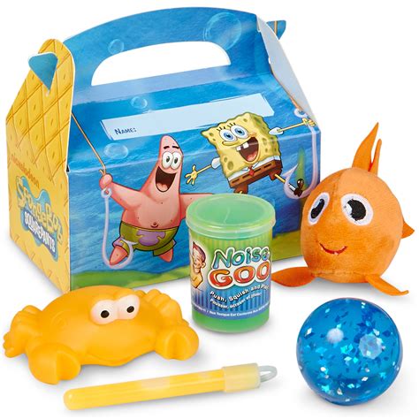 Spongebob Filled Favor Box 4 Thepartyworks