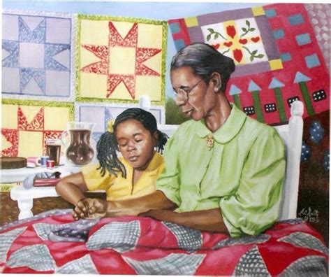 Patchwork African American Quilts Black Folk Art Sewing Art