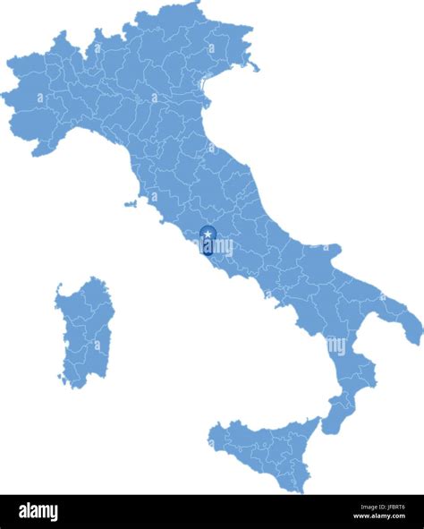 Karte Von Italien Vatikanstadt Stock Vektorgrafik Alamy