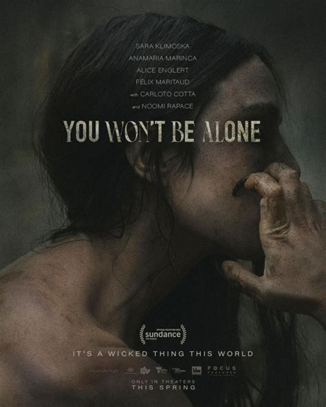 You Wont Be Alone Il Trailer E Il Poster Del Nuovo Film Con Noomi Rapace