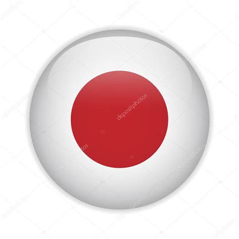 Japan Flag Glossy Button Stock Vector Image By ©gubh83 11333082