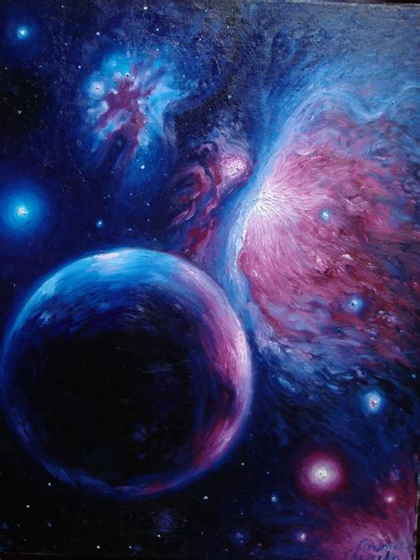 The Space Paintings Of Corina Chirila Orion Nebula