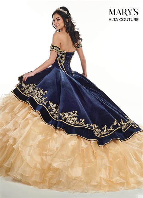 Velvet Charro Quinceanera Dress By Alta Couture Mq3037 Mexican Quinceanera Dresses Charro