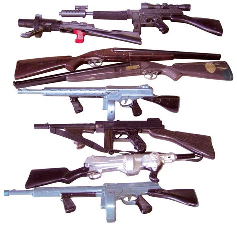 Toy Guns 8 Includes Long Range Tommy Gun By Kusan 2 Tommy Guns By