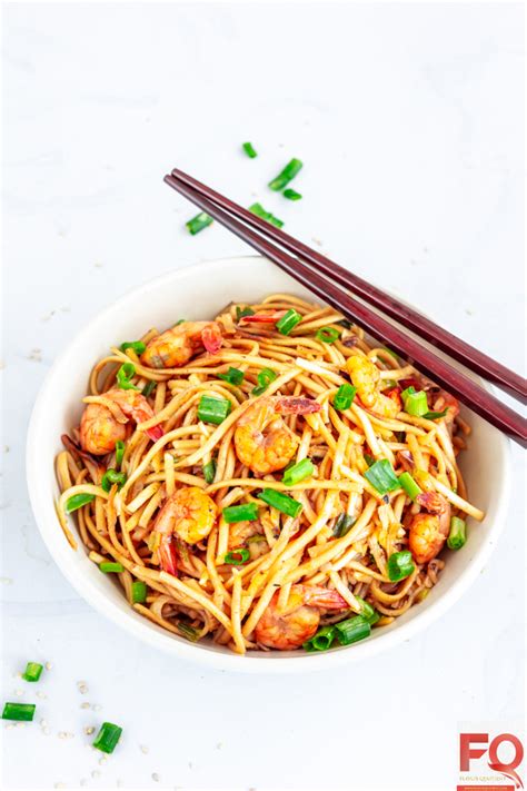 Garlic Shrimp Udon Noodles Stir Fry | Flavor Quotient