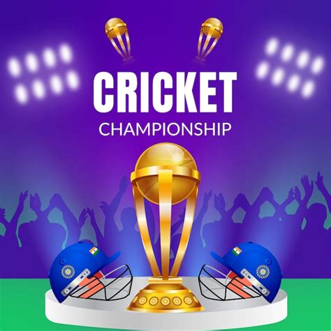 Premium Vector Banner Design Of Cricket Championship Template
